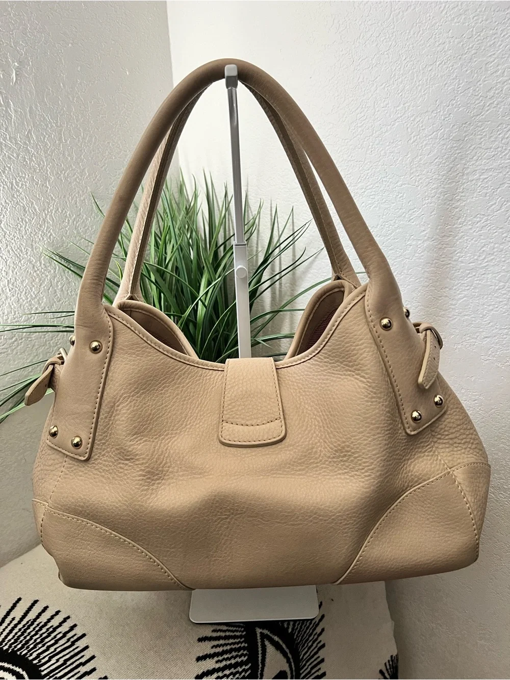 Dooney & Bourke Belvedere Logo Lock Satchel